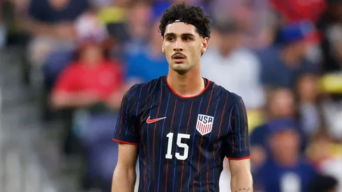 Johnny Cardoso durante partida dos Estados Unidos. Foto: Johnnie Izquierdo/Getty Images