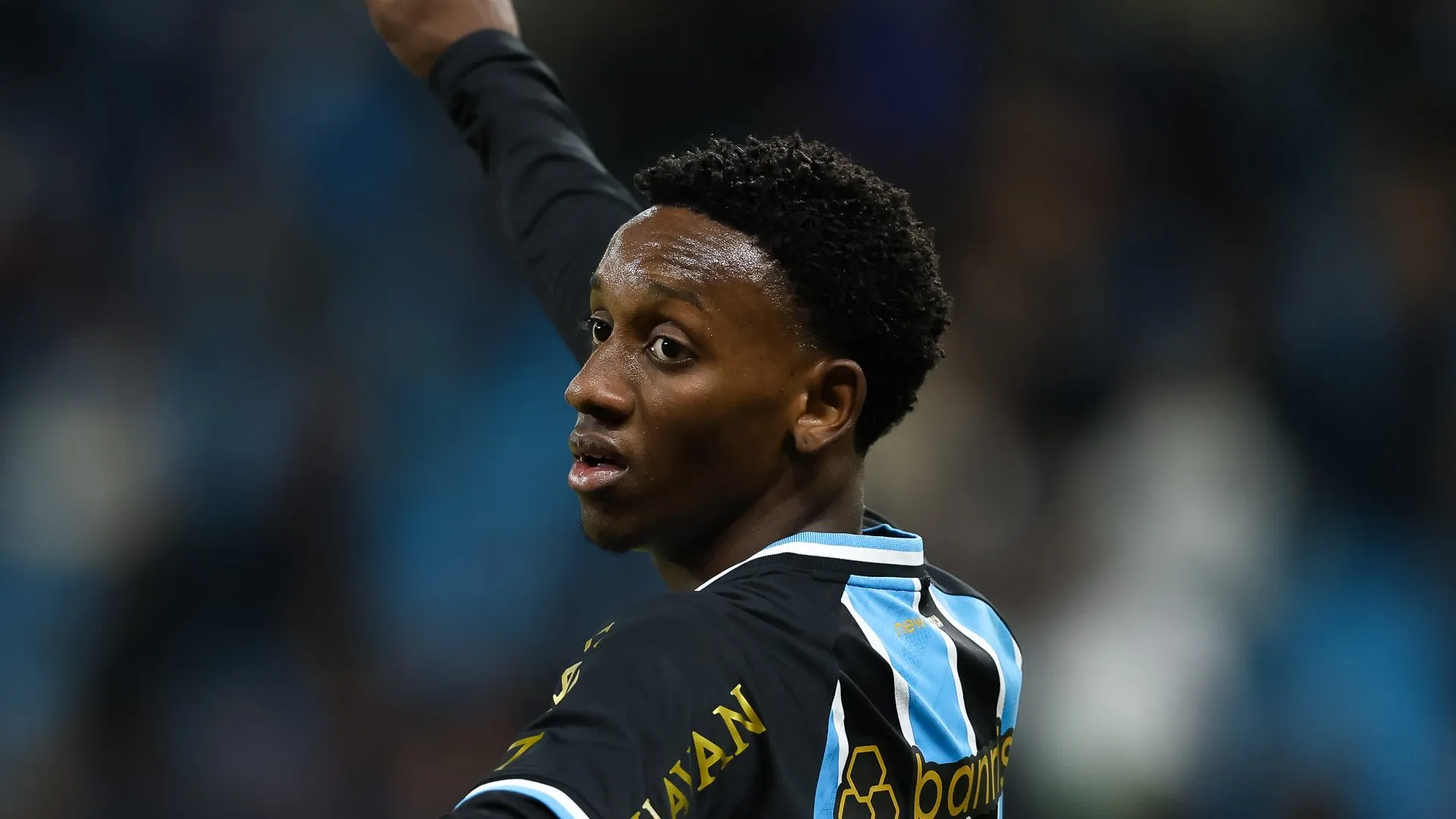 Gabriel Mec em jogo do Grêmio