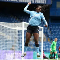 Khadija Shaw decide para o Manchester City contra o Chelsea com dois gols marcados