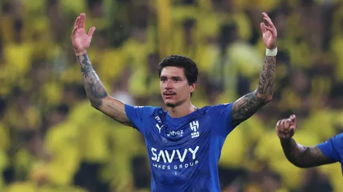 Darwin Nunez durante partida do Al-Hilal. (Photo by Yasser Bakhsh/Getty Images)
