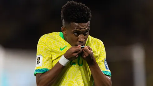 Estêvão, na Seleção Brasileira (Ruano Carneiro/Getty Images)