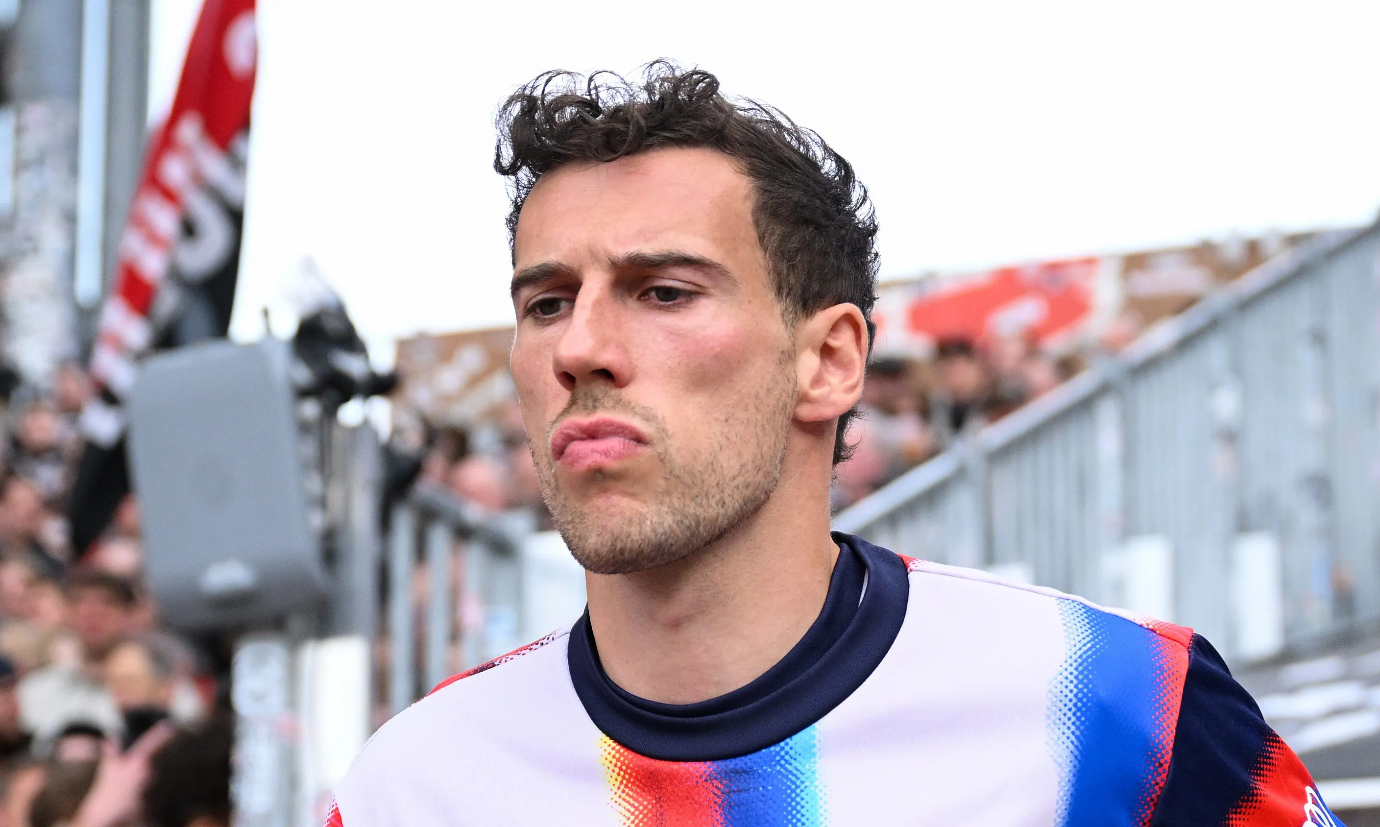 Goretzka entrando em campo pelo Bayern