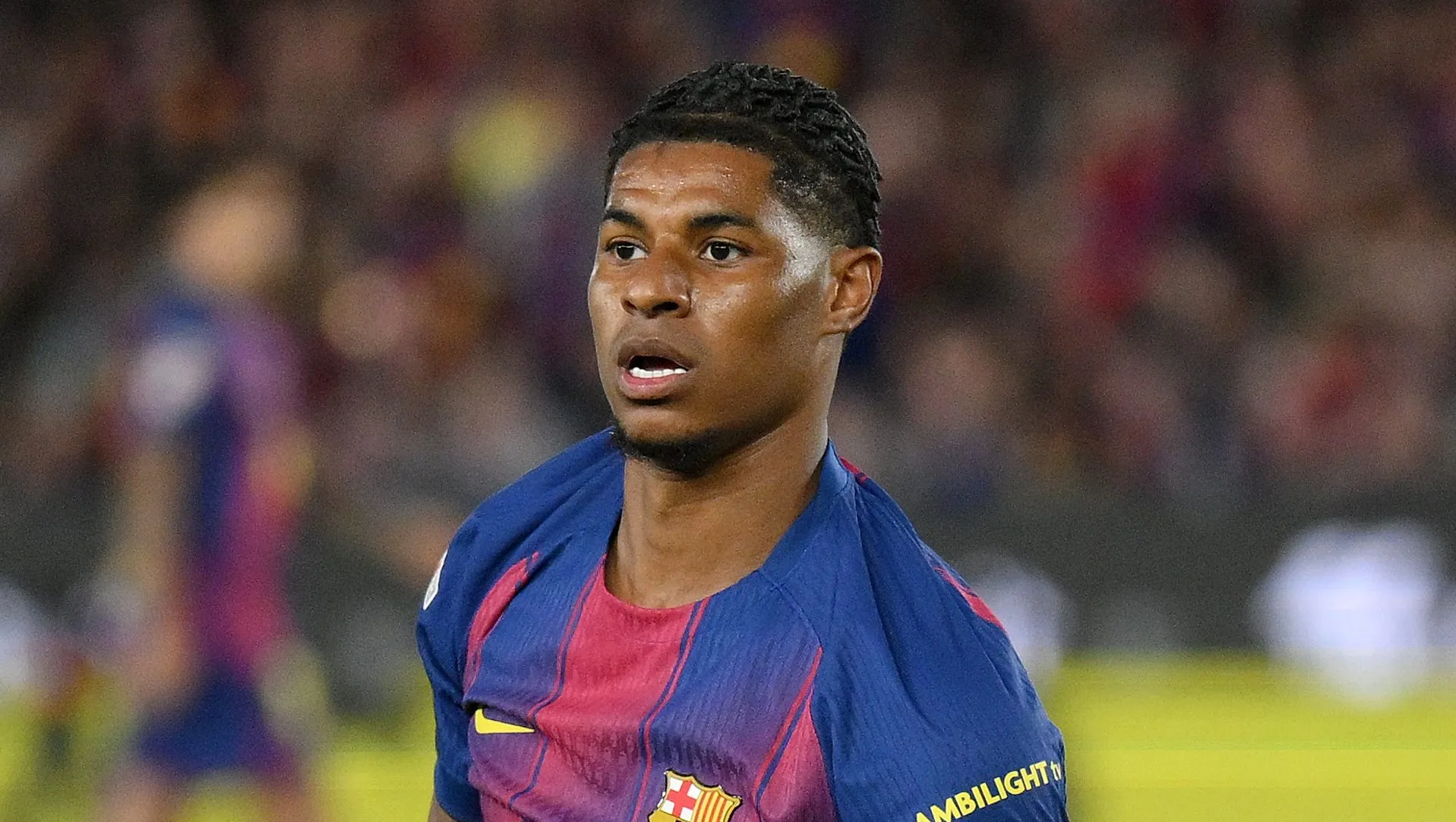 Rashford durante El Clásico