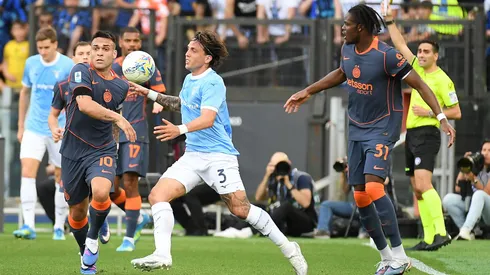 Jogo entre Lazio e Inter de Milão