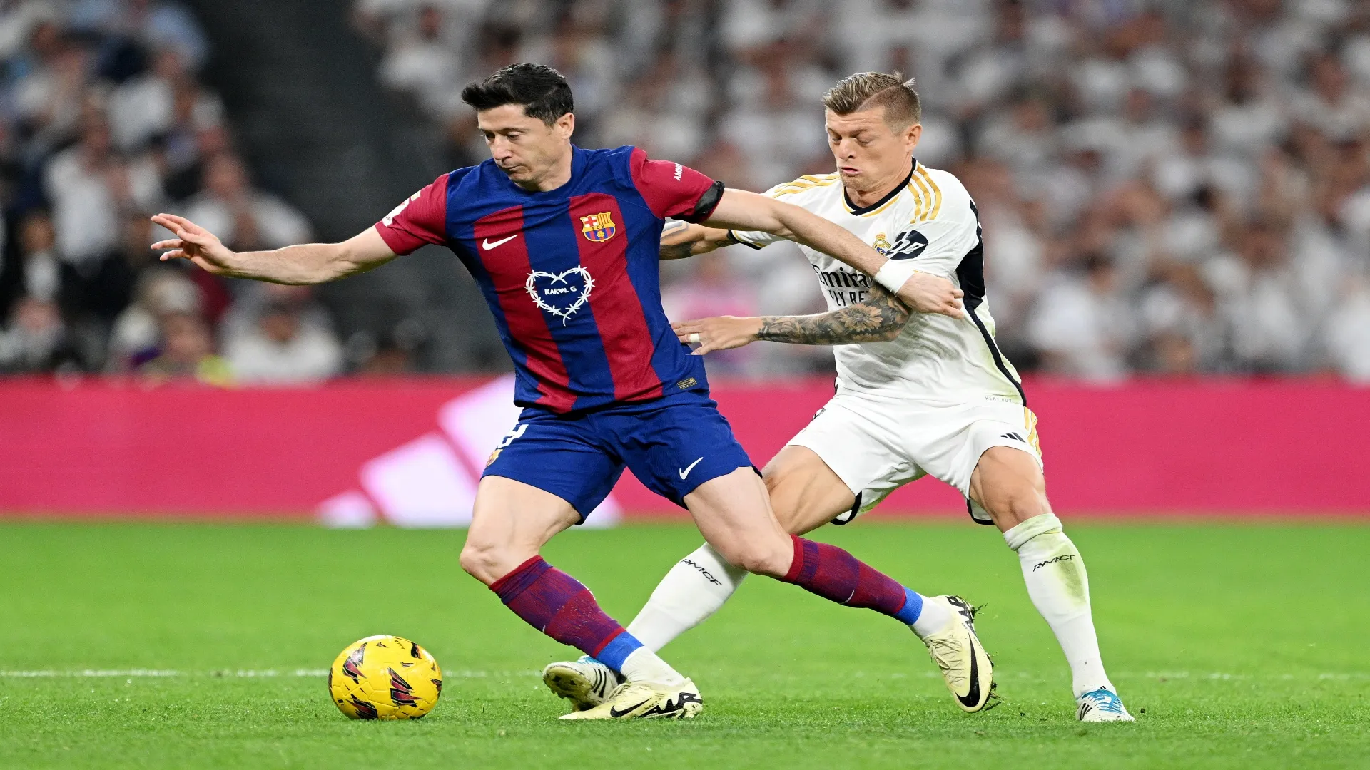 Toni Kroos no El Clásico em 2024 – David Ramos/Getty Images
