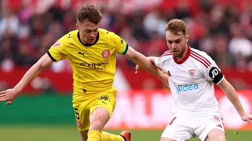 Girona e Sevilla durante partida. (Foto: Fran Santiago/Getty Images)