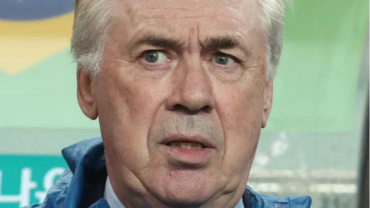 Carlo Ancelotti, treinador da Seleção Brasileira. (Photo by Chung Sung-Jun/Getty Images)