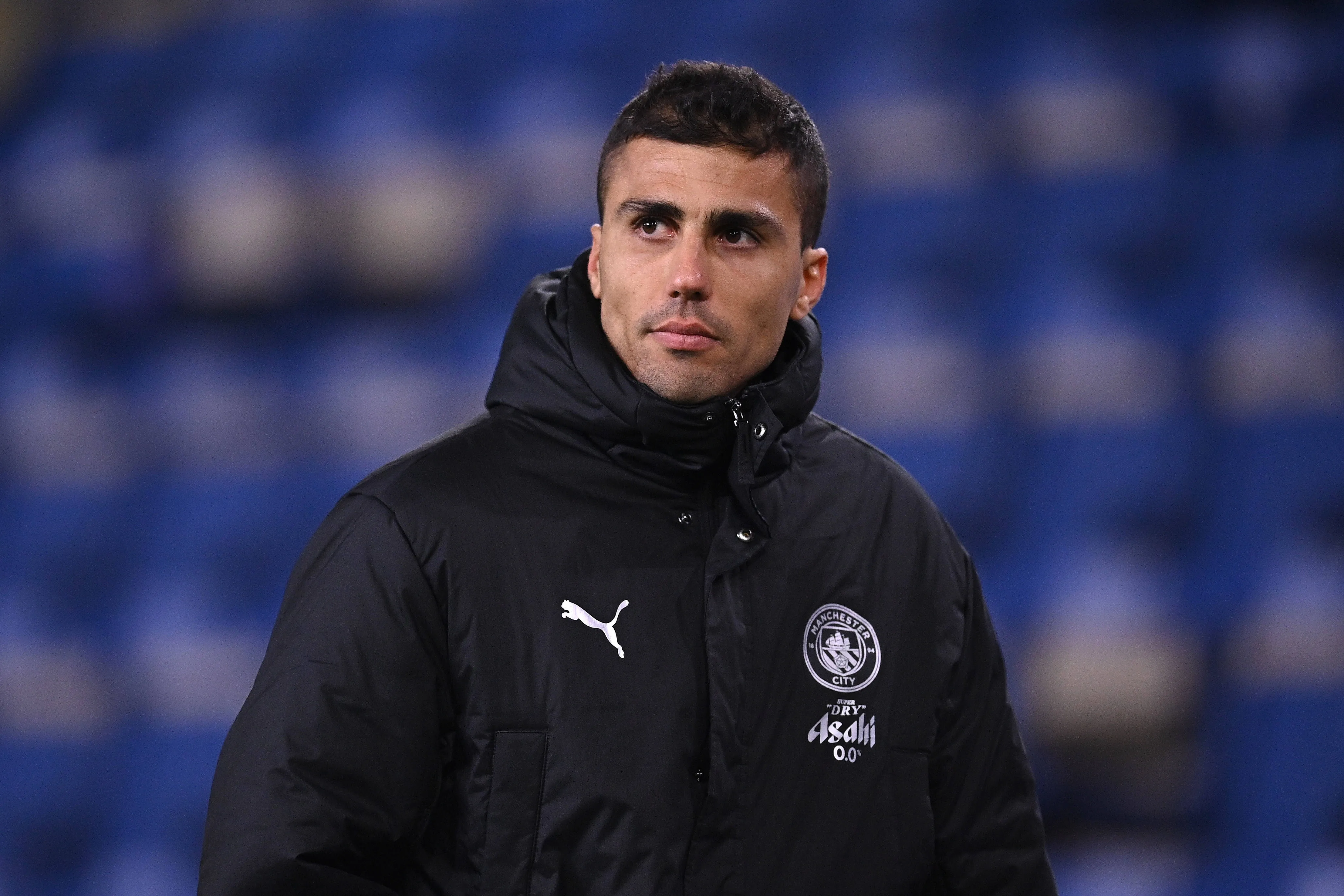 Rodri se tornou um alvo do Real Madri, mas ele deve renovar com o City. Foto: IMAGO /&nbsp;Every Second Media