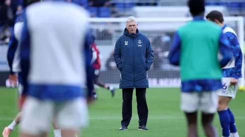 David Moyes acompanha treinamento do Everton. Foto: Alex Livesey/Getty Images