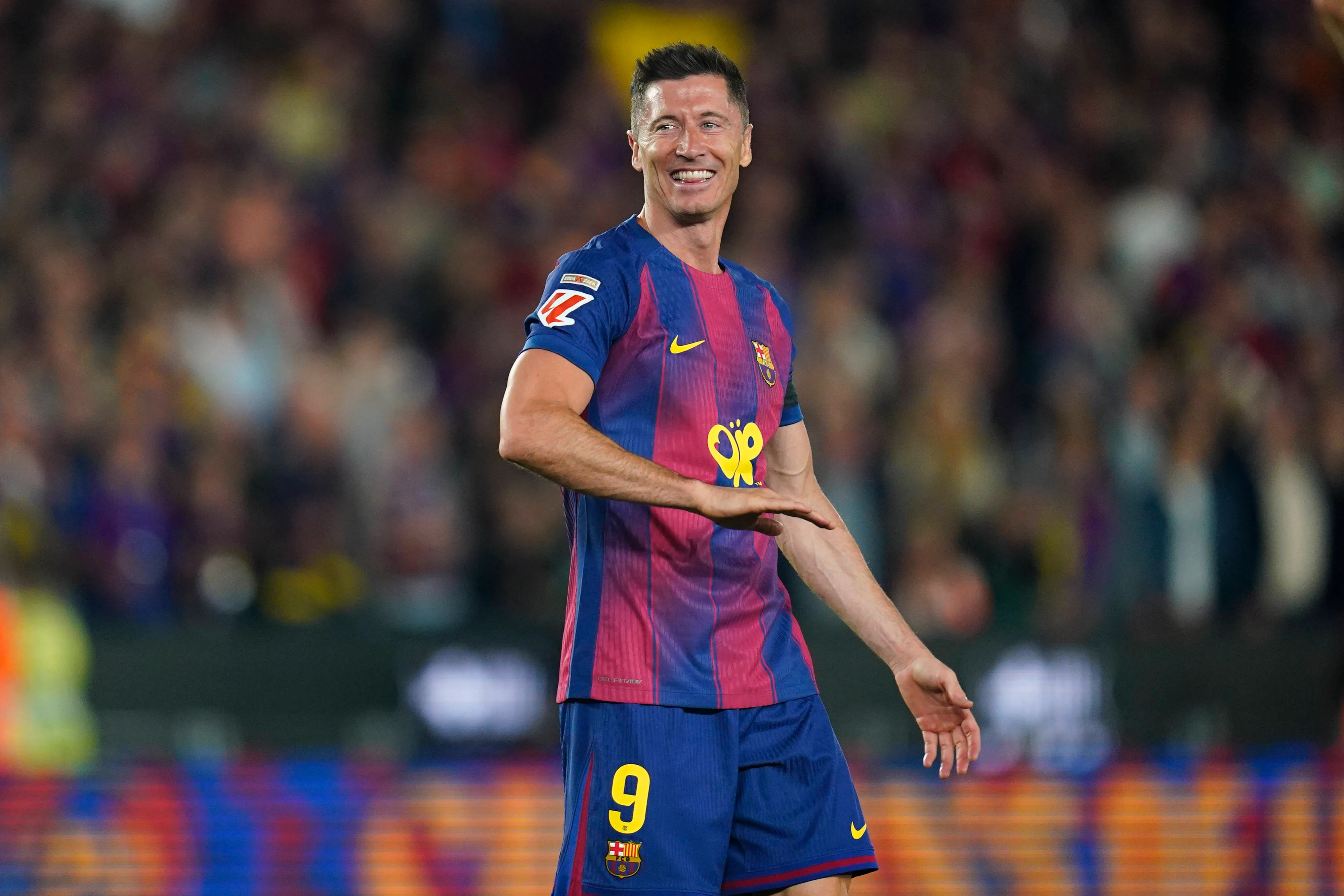 Lewandowski recebeu uma proposta do Al-Hilal por 90 milhões de euros. Foto: IMAGO /&nbsp;Pressinphoto