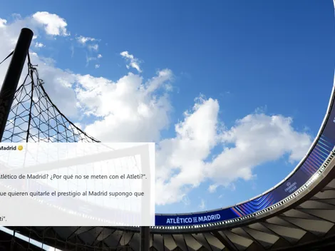 Atlético de Madrid ironiza Florentino Pérez