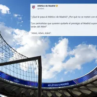 Atlético de Madrid ironiza Florentino Pérez