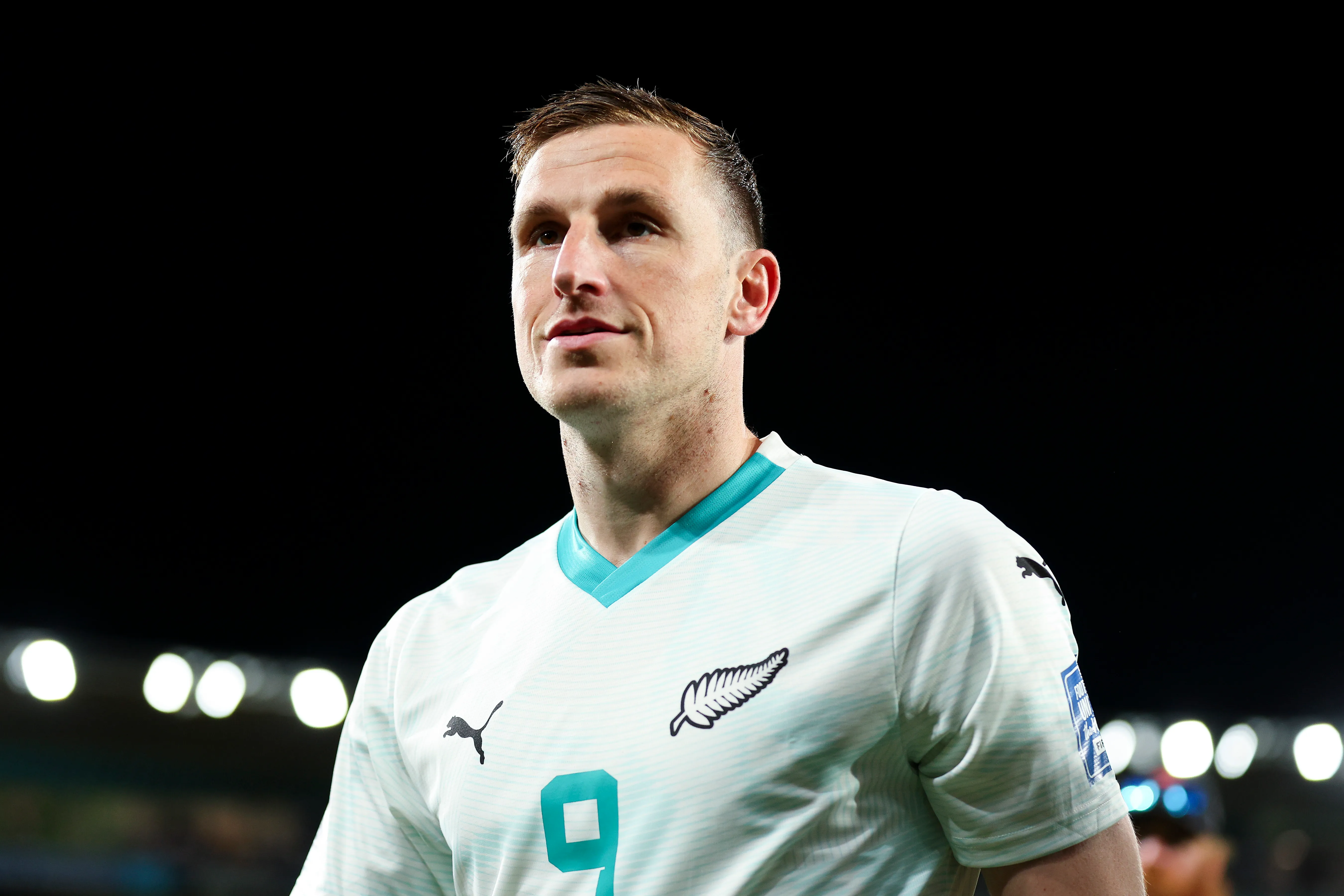 Chris Wood, atacante Neozelandês. (Photo by Hagen Hopkins/Getty Images)