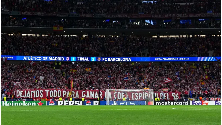 Barcelona foi punido pela UEFA após confronto contra o Atlético de Madrid. Foto: Angel Martinez/Getty Images