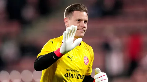 Ter Stegen pelo Girona. (Foto: Alex Caparros/Getty Images)