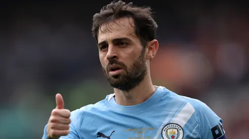 Bernardo Silva em campo pelo Manchester City. Foto: Justin Setterfield/Getty Images