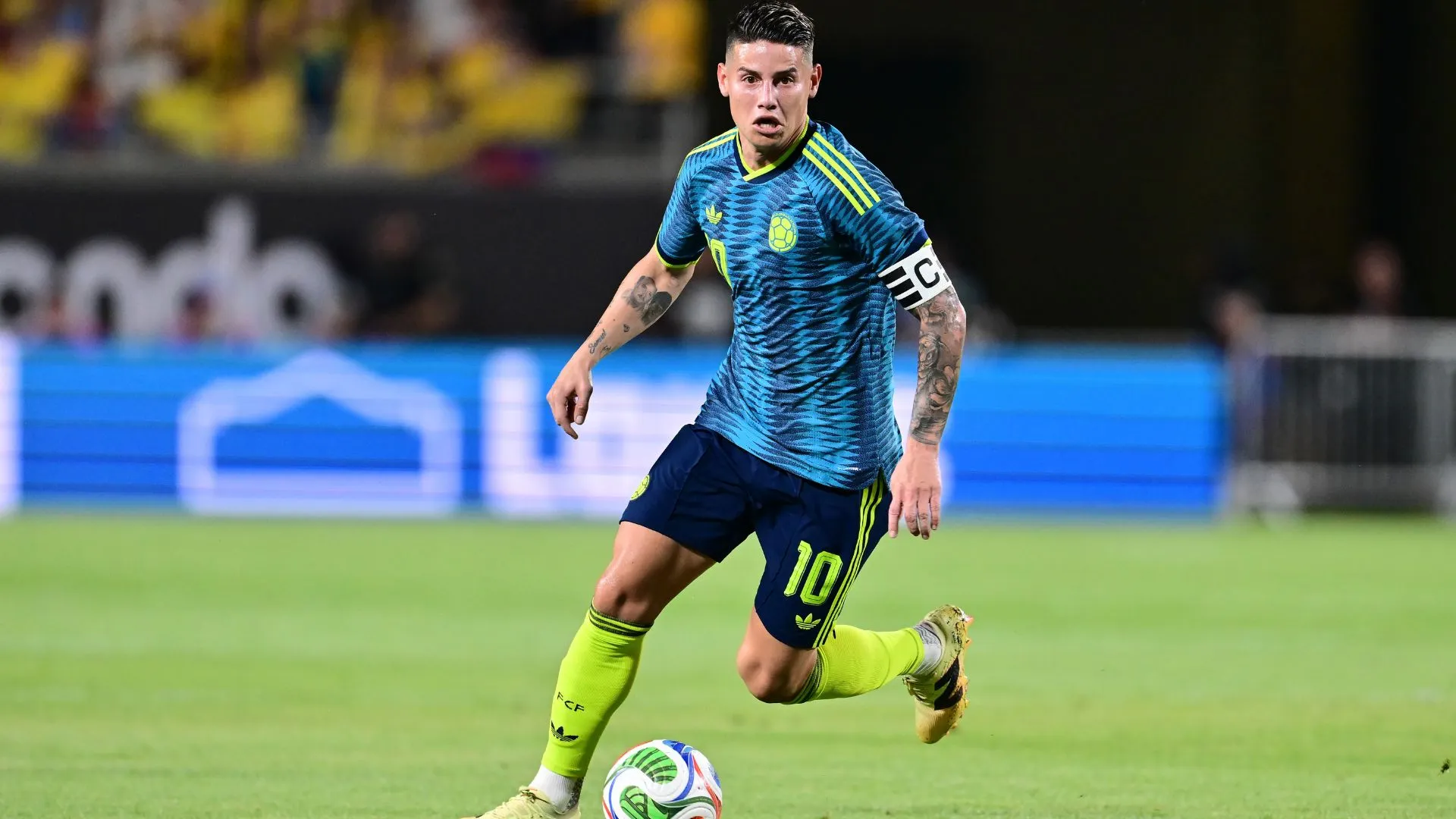 James Rodríguez deve disputar mais uma Copa do Mundo pela Colômbia (foto: Julio Aguilar/Getty Images)