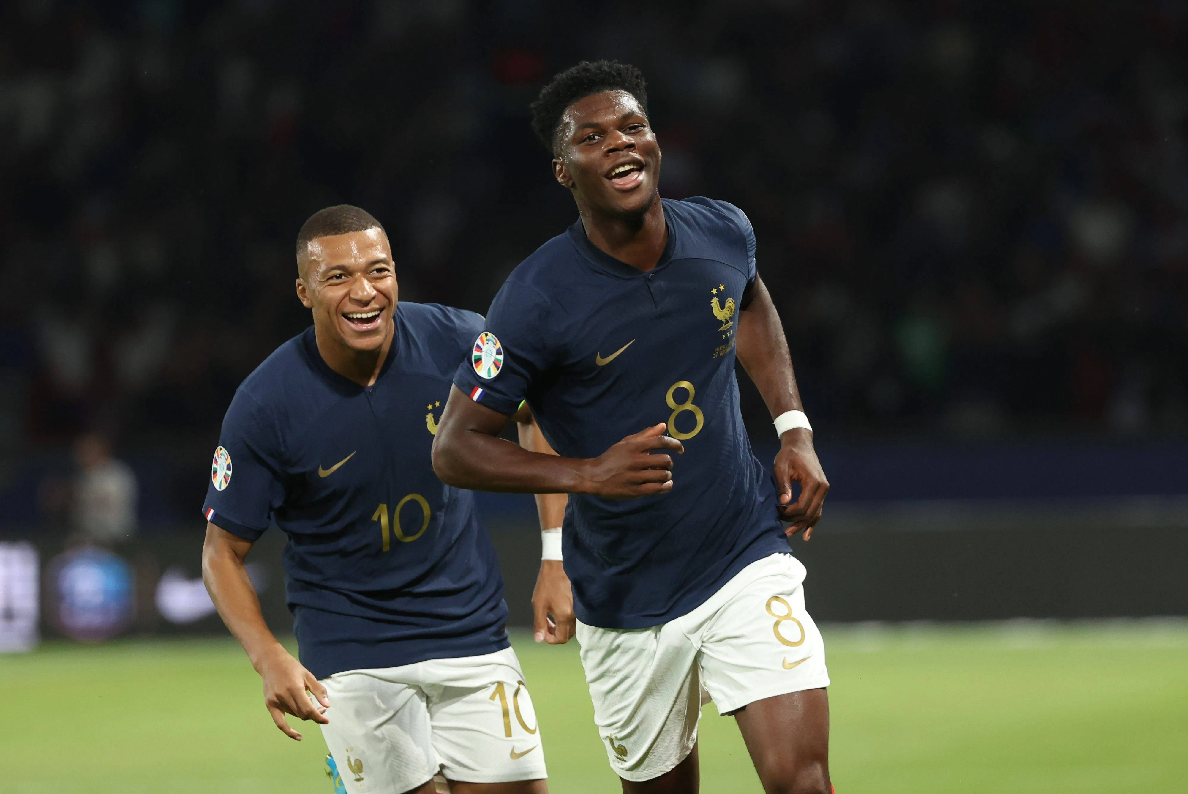 Mbappé e Tchouaméni estarão em mais uma Copa do Mundo – Foto: IMAGO / MAXPPP