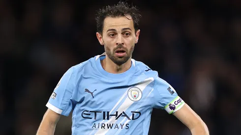 Bernardo Silva durante partida da Premier League. (Photo by Stu Forster/Getty Images)