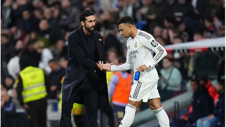 Mbappé vive problema com Arbeloa. Angel Martinez/Getty Images.