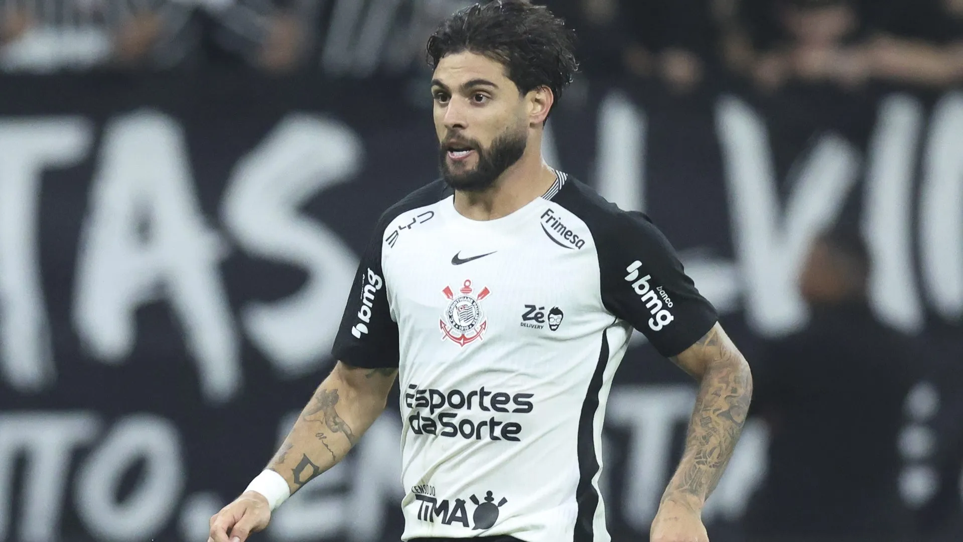 Yuri Alberto pelo Corinthians. (Foto: Alexandre Schneider/Getty Images)