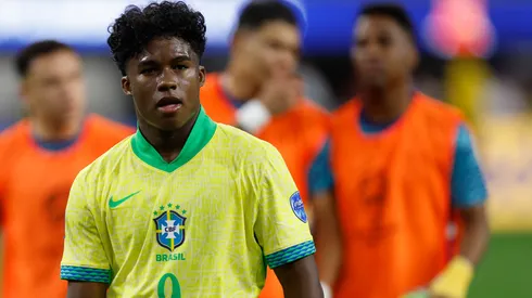 Endrick na Seleção Brasileira (Buda Mendes/Getty Images)