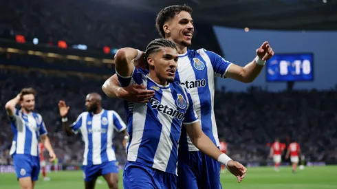 Gabri Veiga durante partida do Porto. Foto: Clive Brunskill/Getty Images