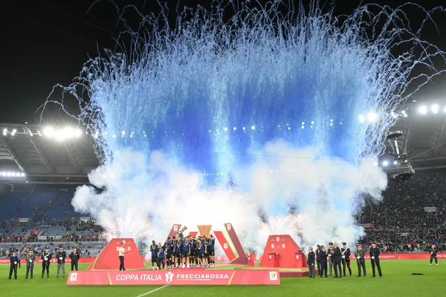 A Internazionale foi campeã do Campeonato Italiano. foto: IMAGO / Action Plus