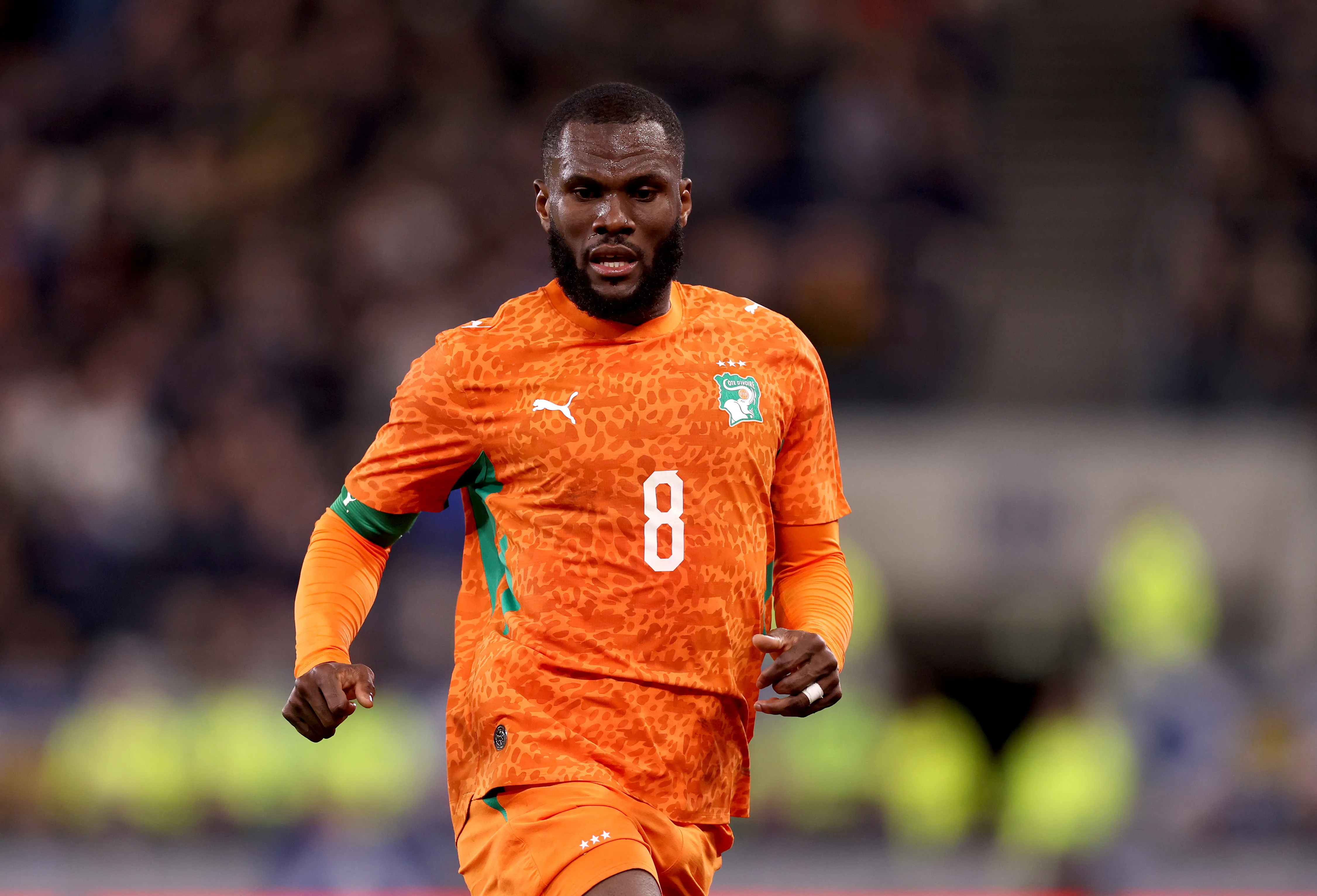 Kessié em campo pela Costa do Marfim (Foto: Carl Recine/Getty Images)
