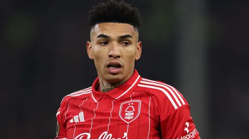 Igor Jesus em campo pelo Nottingham Forest. Foto: Michael Regan/Getty Images