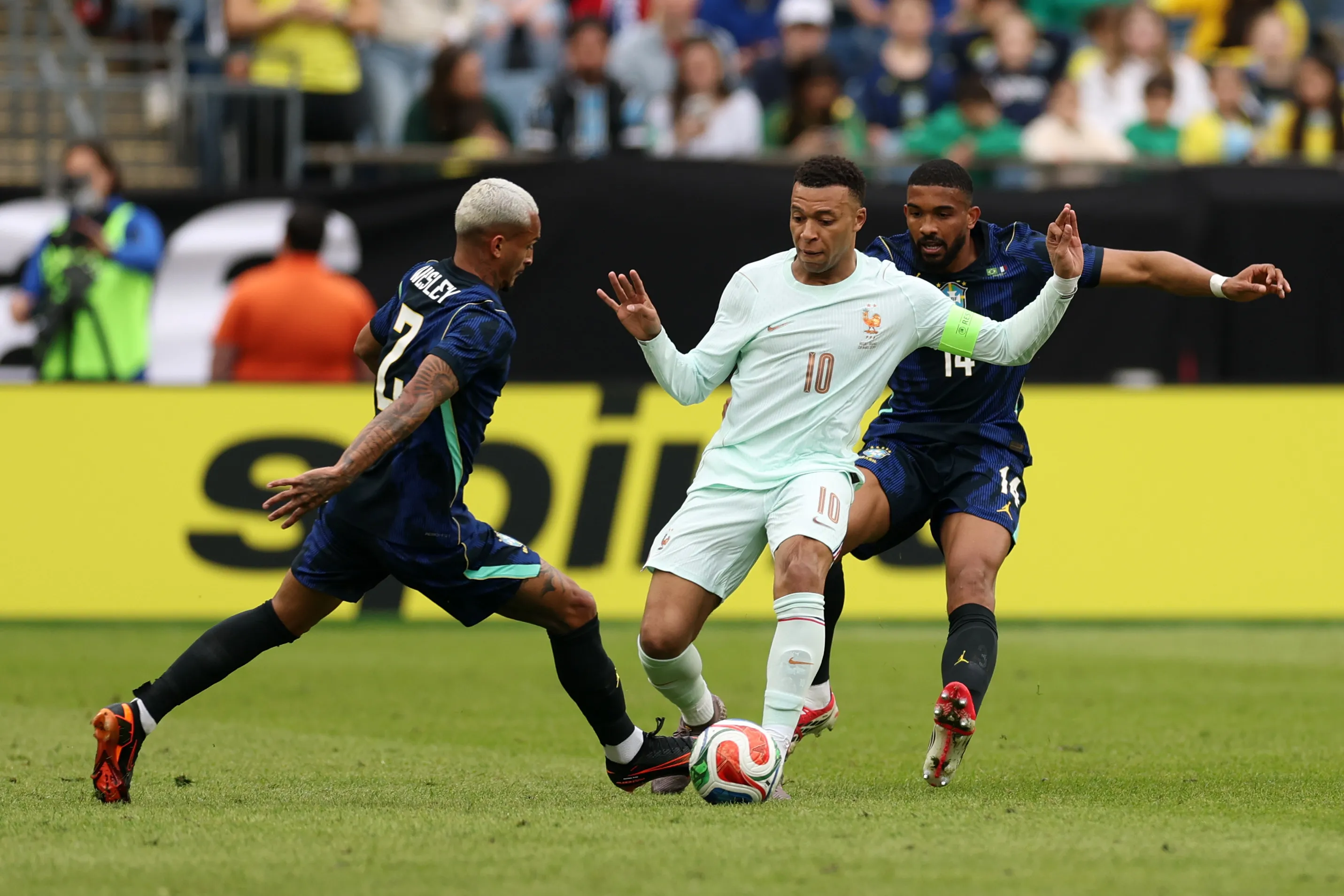 Wesley jogou contra a França. Foto: Maddie Meyer/Getty Images