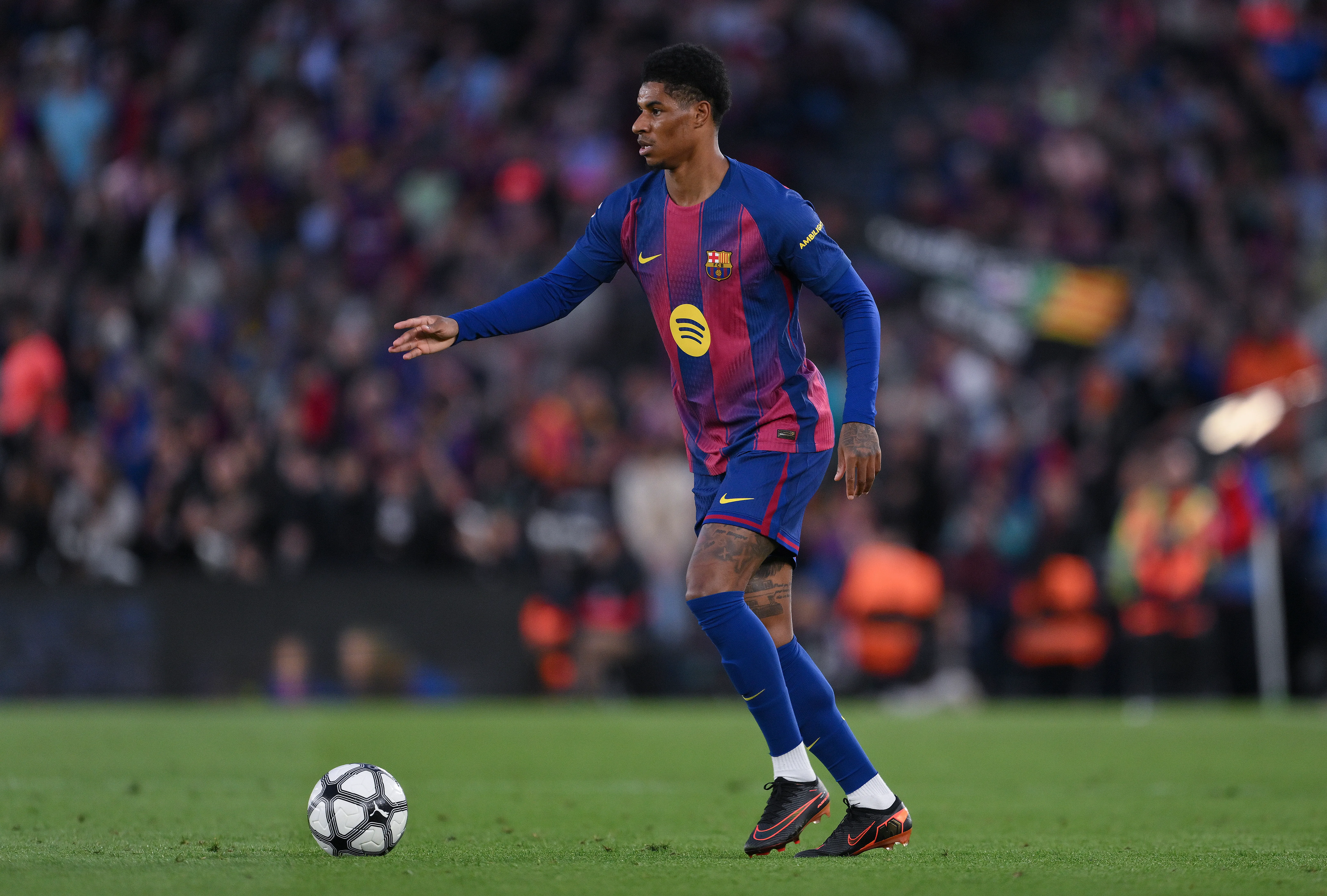 Rashford em campo pelo Barcelona (Foto: David Ramos/Getty Images)
