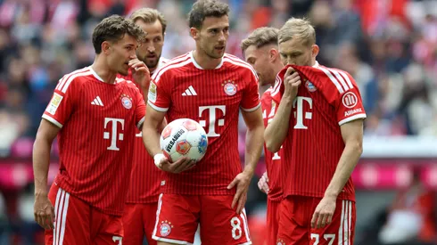 Jogadores do Bayern de Munique durante uma partida. Foto: Alexander Hassenstein/Getty Images