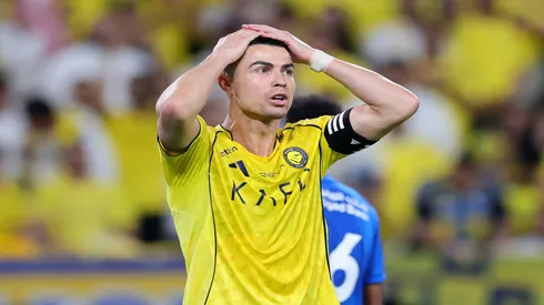 Cristiano Ronaldo, do Al-Nassr, no empate contra o Al-Hilal – Abdullah Ahmed/Getty Images