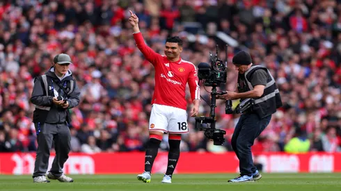 Casemiro se despede da torcida do Manchester United – Molly Darlington/Getty Images