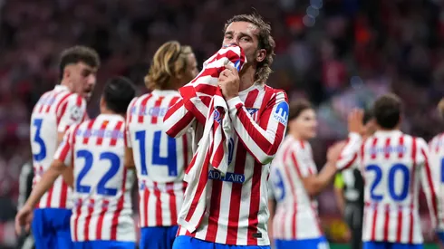 O atacante Griezmann em jogo no Atlético de Madrid (Angel Martinez/Getty Images)
