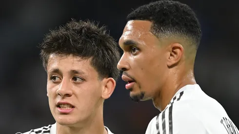 Arda Guler e Trent Alexander-Arnold. (Photo by Denis Doyle/Getty Images)