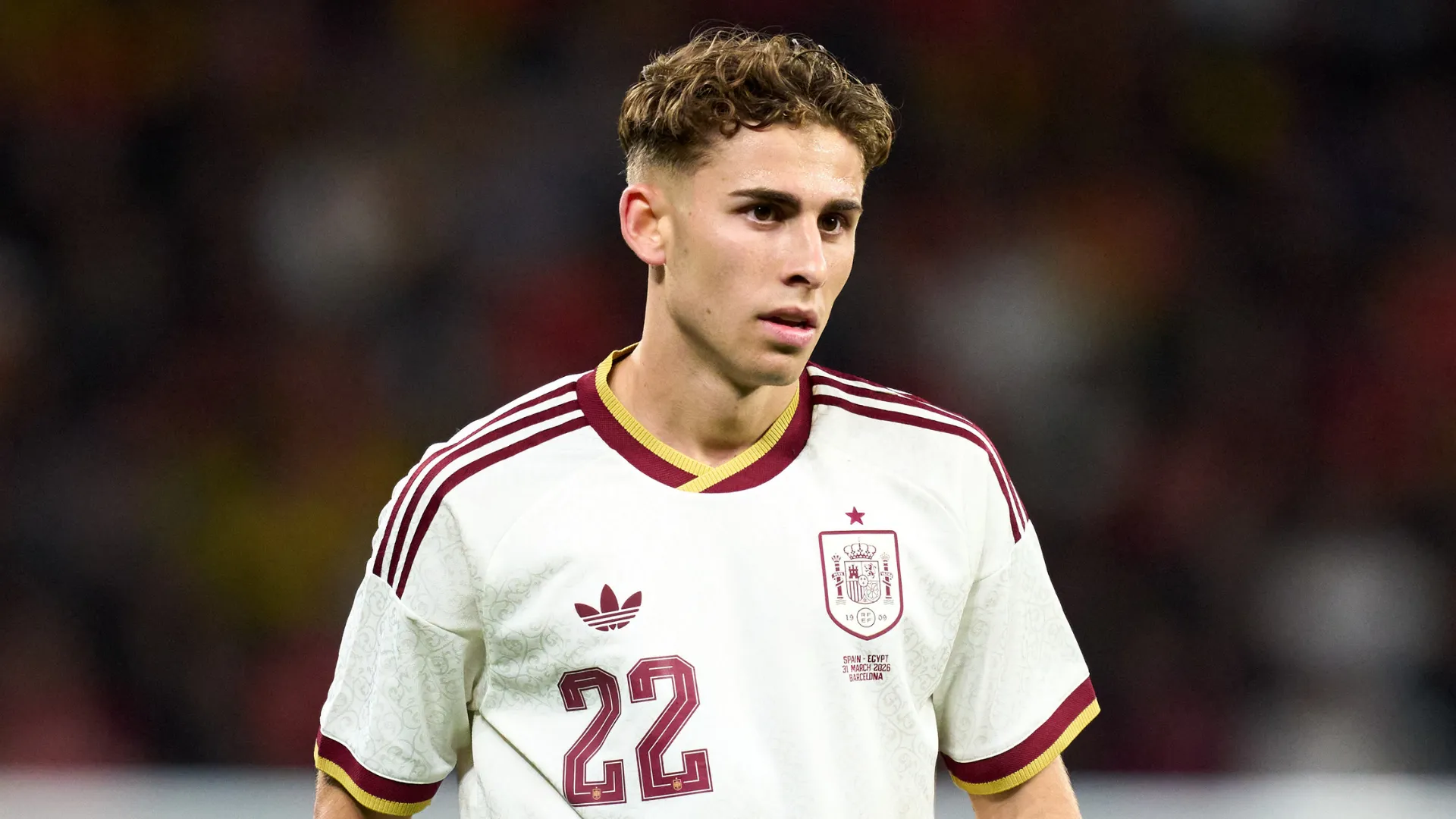 Fermín López em jogo da Seleção Espanhola