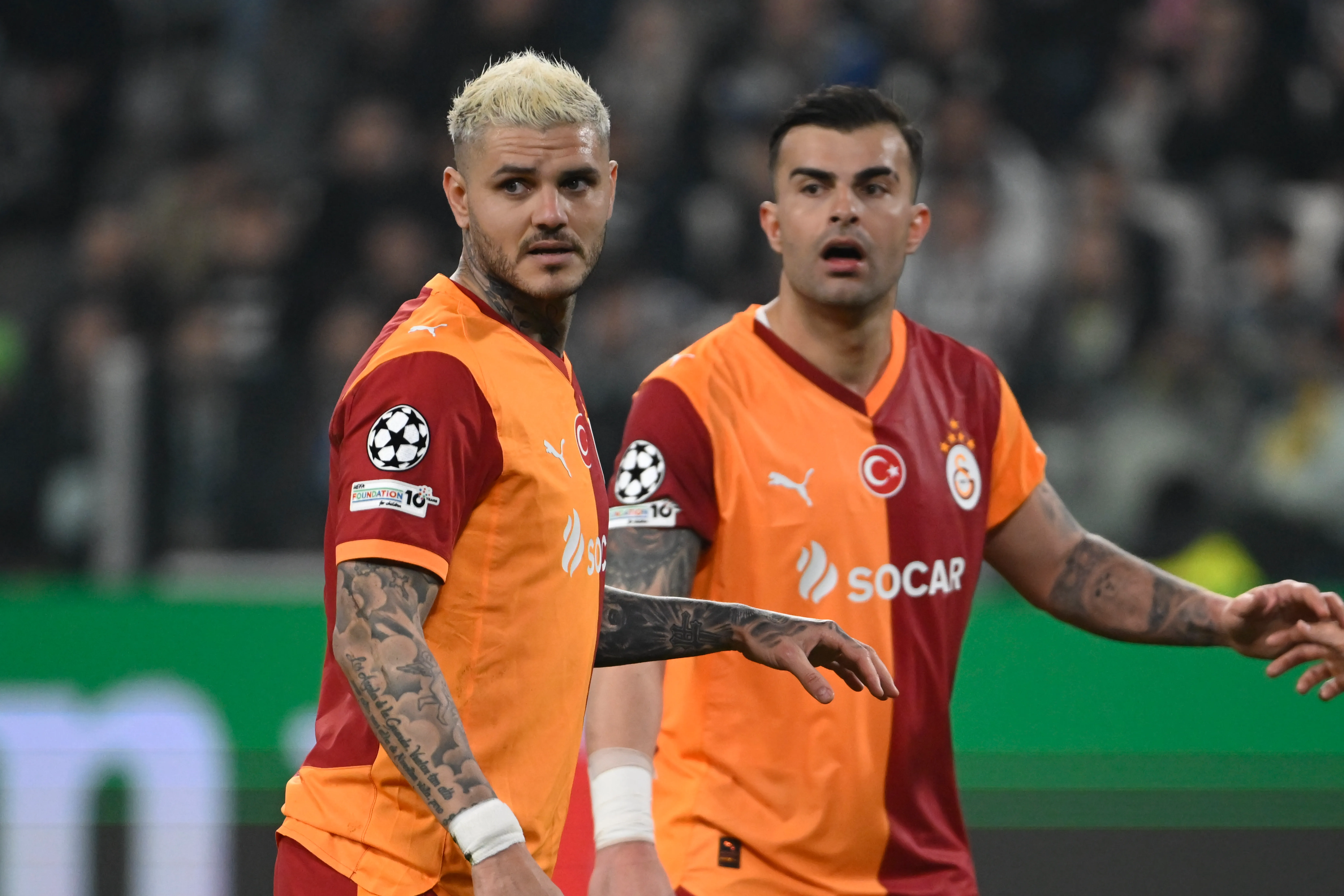 Mauro Icardi em jogo contra a Juventus. Foto: Stefano Guidi/Getty Images