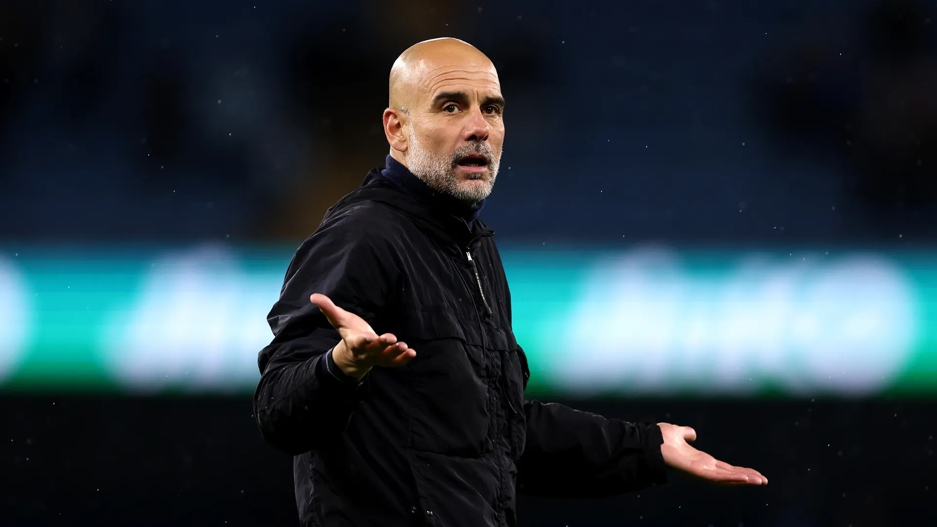 Guardiola em jogo do Manchester City