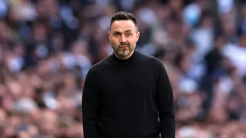 Roberto De Zerbi, do Tottenham. (Foto: Alex Pantling/Getty Images)