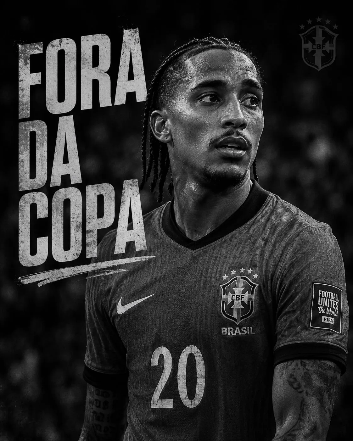 João Pedro, atacante do Chelsea, está fora da Copa do Mundo 2026 após convocação de Ancelotti – Imagem gerada por inteligência artificial – Gemini/ChatGPT