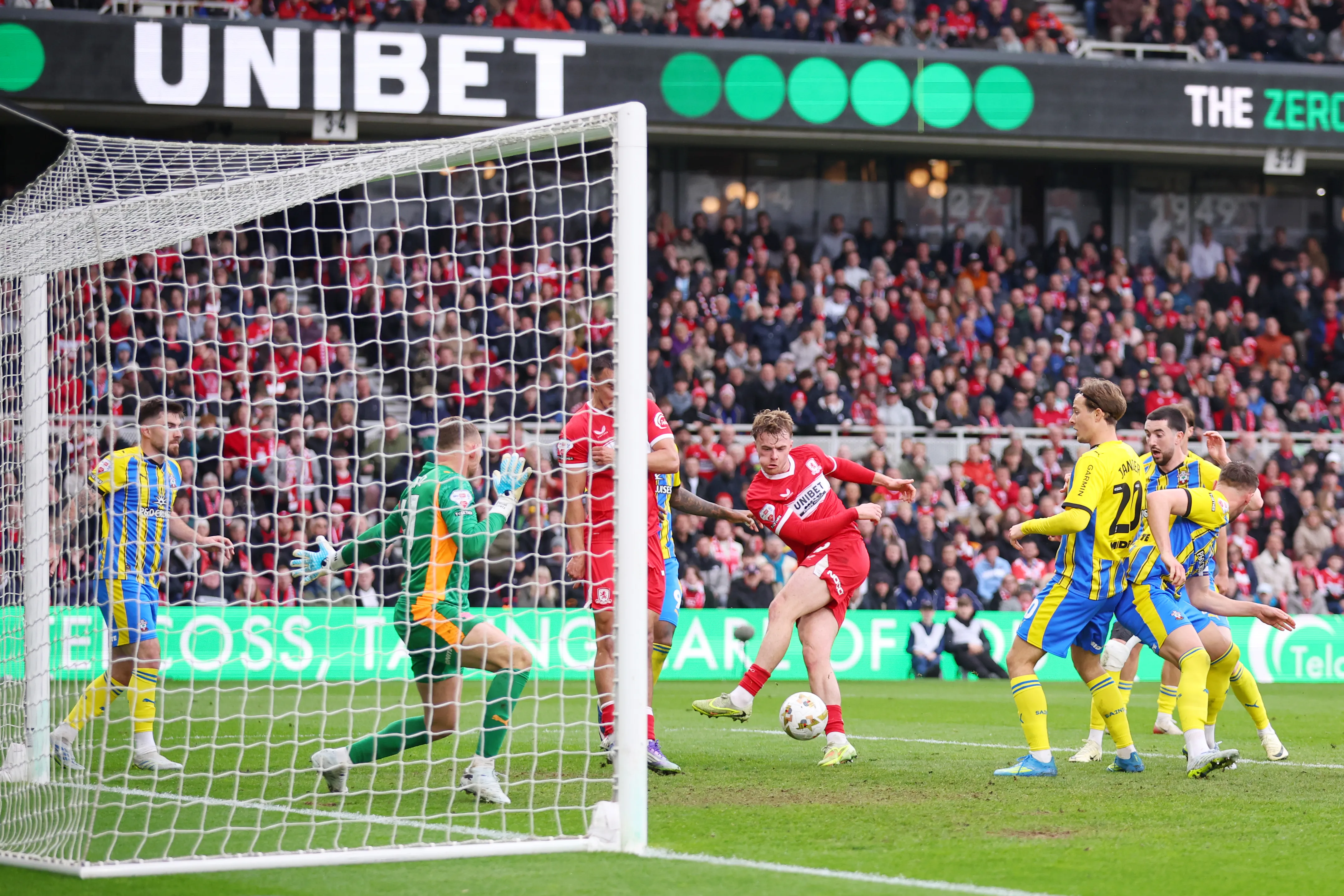 Jogo de volta da semifinal dos playoffs da Championship entre Middlesbrough e Southampton. Foto: Ed Sykes/Getty Images