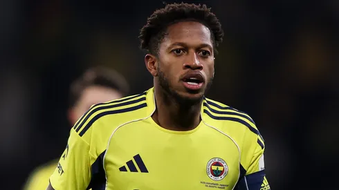 Fred durante jogo do Fenerbahçe na Superliga Turca. (Photo by Ahmad Mora/Getty Images)