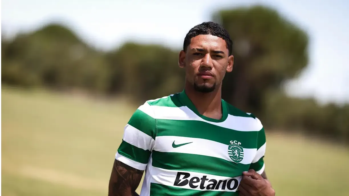 Rayan Lucas durante apresentação pelo Sporting – Foto/Reprodução – Redes Sociais Sporting