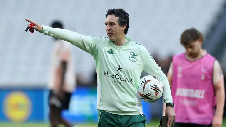 Unai Emery vai comandar o Aston Villa na final da Europa League contra o Freiburg