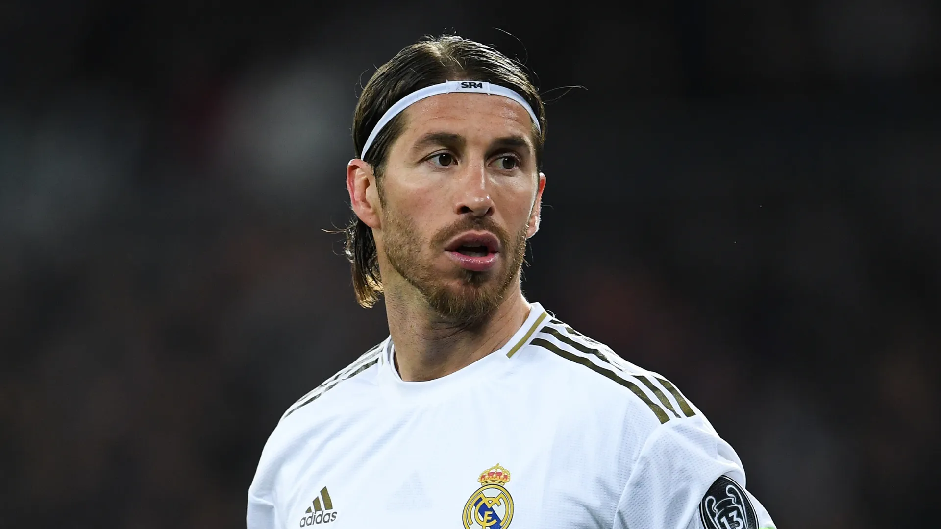 Sergio Ramos em jogo do Real Madrid