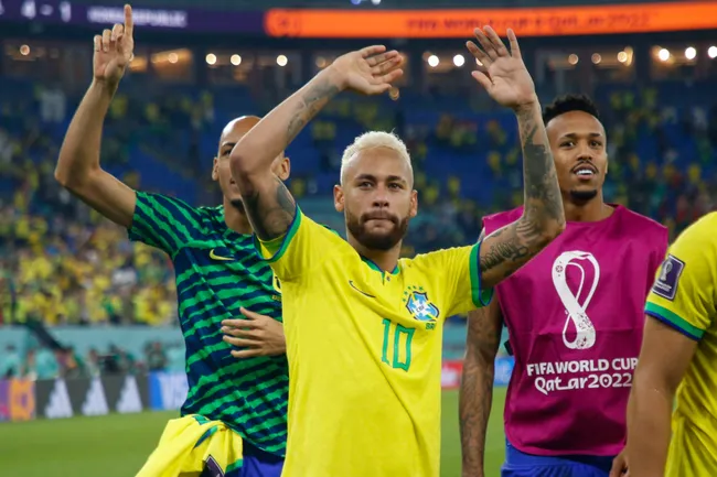 Neymar liga alerta na Seleção Brasileira por conta de edema na coxa, segundo a ESPN. Foto: IMAGO /&nbsp;Brazil Photo Press