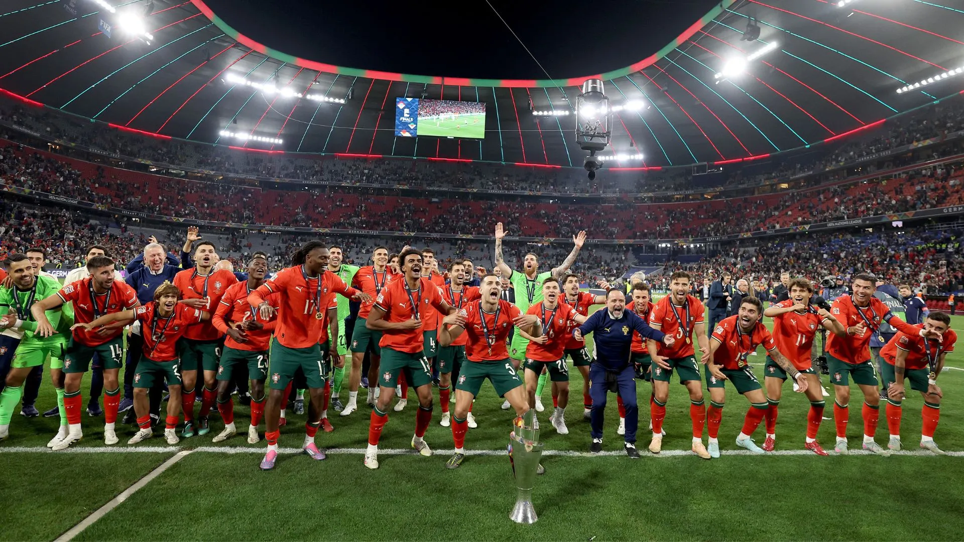 A Seleção Portuguesa é a atual campeã da Nations League (foto: Lars Baron/Getty Images)