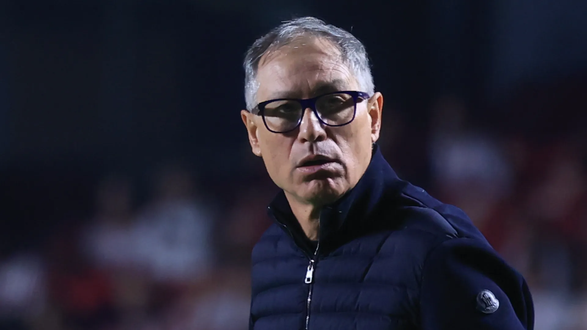 Ariel Holan durante partida contra o São Paulo